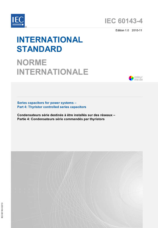 Cover IEC 60143-4:2010